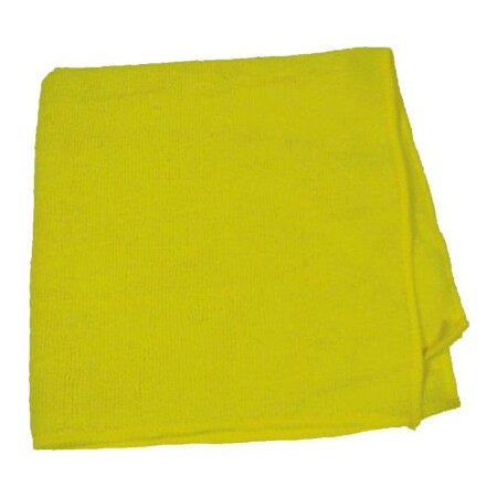 Nationwide Sales Perfect Products Microfiber Cloths 16"x16", Yellow - CSA008E - Pkg Qty 200 CSA008E